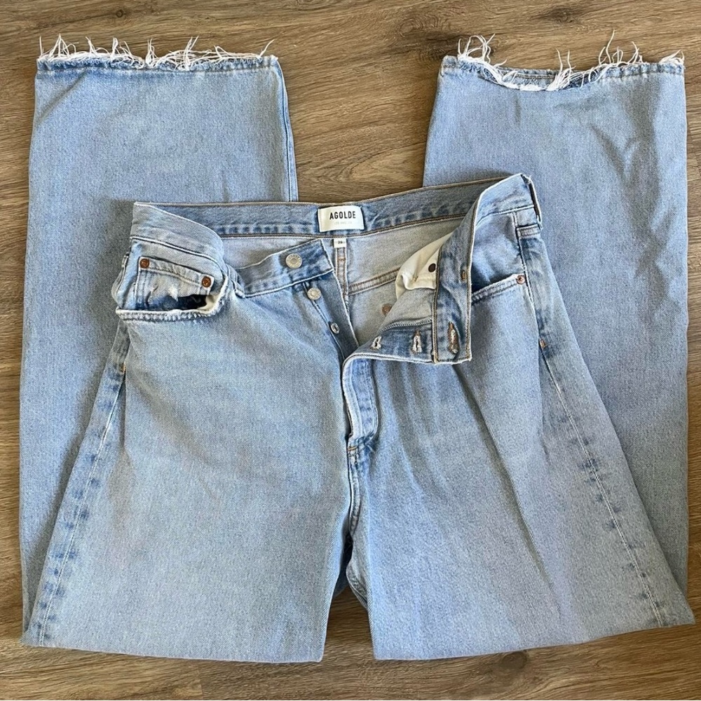 Agolde Low Slung Baggy Jeans size 30